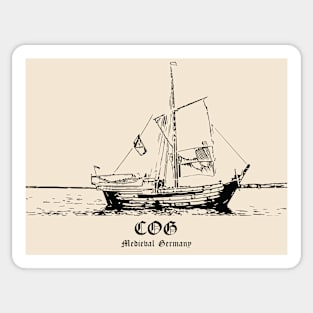 Medieval Cog Sticker